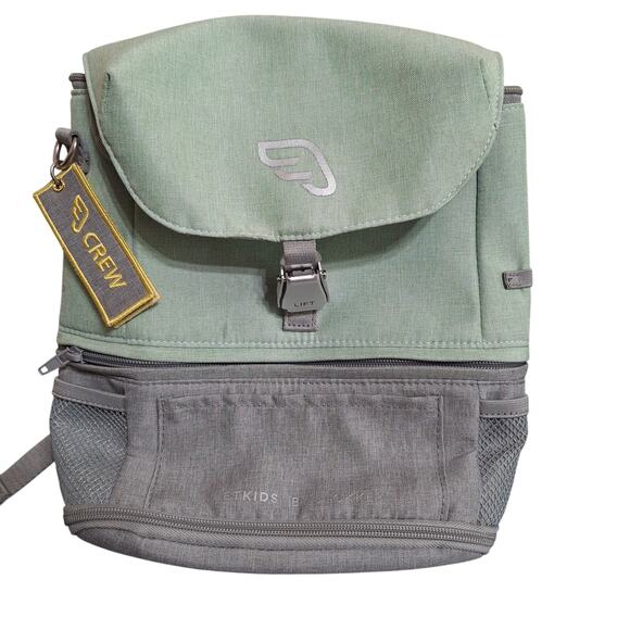 JetKids Stokke Crew Green Kids Expandable Travel Backpack - Picture 1 of 9